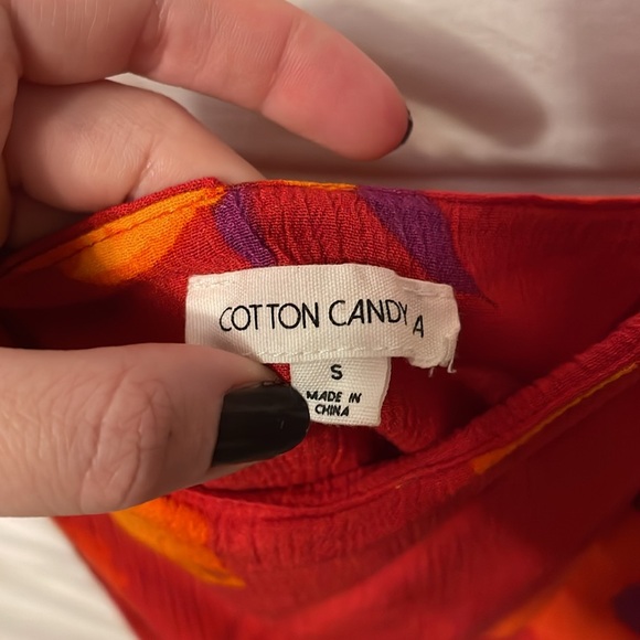 Cotton Candy LA | Mini Floral Wrap Dress | Size US 2 - Picture 3 of 3